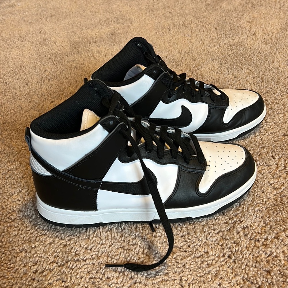 High top panda dunks